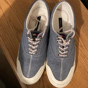 TOMMY HILFIGER chambray sneaker (grey)